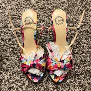 Women's Floral Strappy Sandals - Multicolor